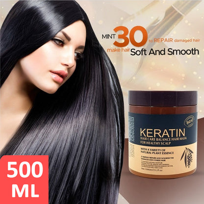 Keratin Hair Care Balance Hair Maskfor Healthy Scalp 500ml