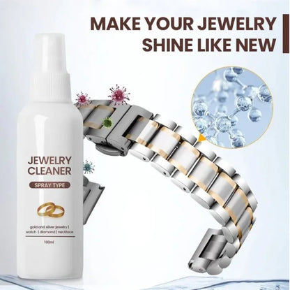 100ml Jewelry Cleaner Diamond Silver Gold Jewelry Cleaning Spray Multifunction Cleaner Non-toxic