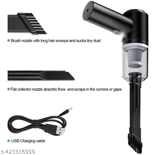 Portable Wireless Handheld USB Rechargeable Car Vacuum Cleaner